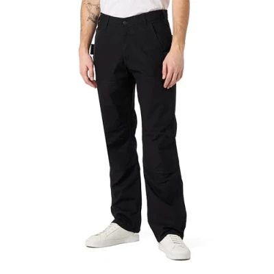 Imagen de Carhartt Steel Rugged Flex Relaxed Fit Ripstop Double Front Utility Work Pant Pants, Negro, 30W x 32L para Hombre