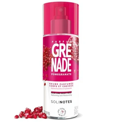 Imagen de Niebla Parfumee Granada SOLINOTES Fragancia refrescante e hidratante Sin alcohol Perfumee Cuerpo y Cabello 250 ml