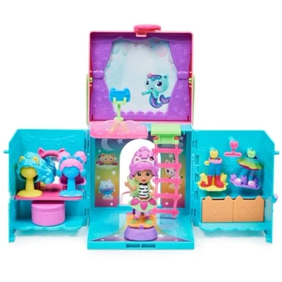 Imagen de Gabby&#039;s Dollhouse, Conjunto de Juego portátil Armario arcoíris con muñeca Gabby, Sorpresa y Accesorios para Hacer Fotos, Juguetes niños a Partir 3 años, Color, M (Spin Master 6064153)