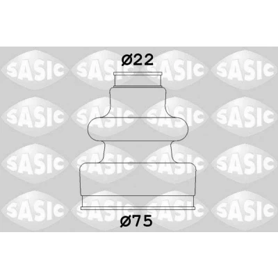 Imagen de SASIC 2933593 Fuelle Palier Eje trasero, lado de engranaje PEUGEOT: 306 Hatchback, 205 II 405 Berlina, CITROËN: C15 Furgón, ZX Hatchback
