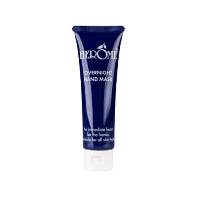 Imagen de Herome Mascarilla para Manos Overnight 40ml Secas y Agrietadas, con Aloe Vera, Efecto Calmante Restaurador, Regeneración Celular de Noche