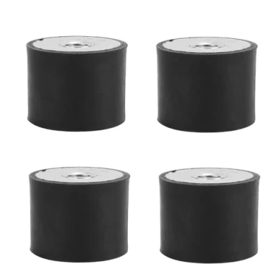 Imagen de Amortiguador de Goma Aislantes 4 Piezas Montajes Aislador Antivibración Rosca Hembra Bobina para Coche, Barco, Bobinas (DE40*30 M10)