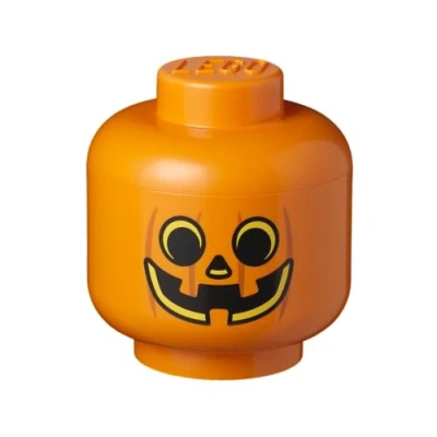 Imagen de Room Copenhagen LEGO Cabeza almacenaje con forma de calabaza (40321729), dibujo animado, color, grande