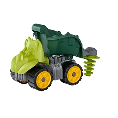 Imagen de BIG Excavadora Dinosaurio Triceratops, Volquete de Carga Inclinable, Perforadora Arena, Power Worker Mini Dinos, Vehículo Juguete, A Partir 2 años (800055795)