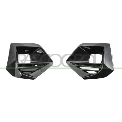 Imagen de PRASCO PG5042135 Rejilla Parachoques con orificio(s) para faros antiniebla Delante, izquierda, derecha brillante PEUGEOT: 2008 II