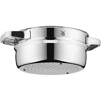 Imagen de WMF Amortiguador, Material: Acero Cromargan 18/10 Pulido Inoxidable, lavavajillas, ácidos, Apto para Horno, Resistente al Calor hasta 250 C, vaporera Ø 20 cm