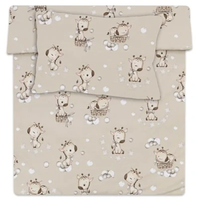 Imagen de Totsy Baby Funda nórdica Infantil 100 x 135 cm Juegos de Cama Infantiles con Almohada 60x40 algodón África