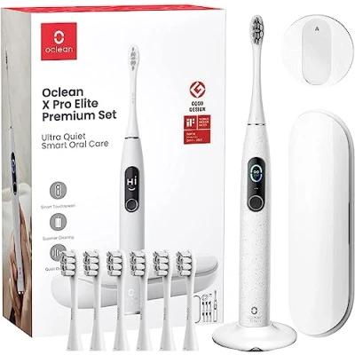 Imagen de Oclean X Pro Elite Set Cepillo eléctrico, Pantalla táctil inteligente,