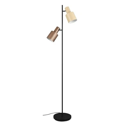 Imagen de Trio Leuchten Lámpara de Pie AGUDO 419400217, Negro Metal Mate, excl. 3x E27