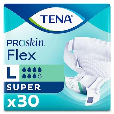 Imagen de Tena Proskin Flex Super Almohadilla para incontinencia (30 piezas)