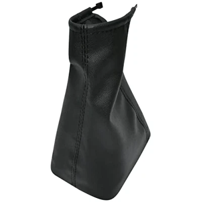 Imagen de AERZETIX C58492 Funda para palanca de cambios compatible con Renault Clio 3 2005 a 2012 color: negro en piel sintética