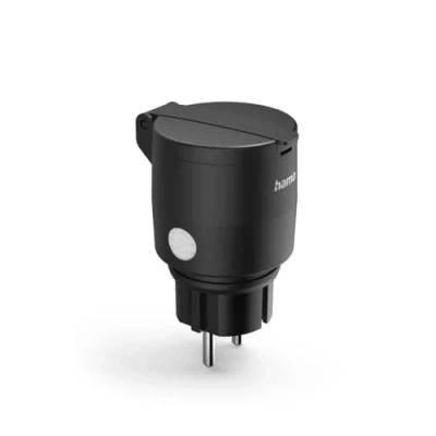 Imagen de Toma de corriente Hama WLAN Smart, IP44, contador electricidad,