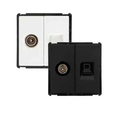 Imagen de LEDKIA LIGHTING Toma RJ45 CAT 6 Internet + TV Macho Modern