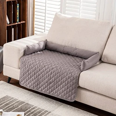 Imagen de Vonluxeshop Colchón de Cama Impermeable para Perro, Funda sofá Antideslizante, Cesta Grande protección sofá, Cama, Almohada Mascotas, Lavable Cueva Perros