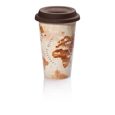 Imagen de Taza De&#039;Longhi DLSC056, 0.3 l, Cerámica, Tapa de Silicona, Multicolor