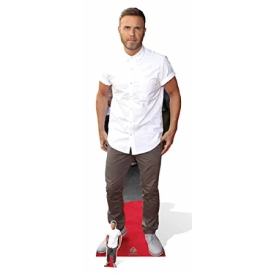 Imagen de STAR CUTOUTS &quot;Gary Barlow Blanco Brillo (cartón, Multicolor