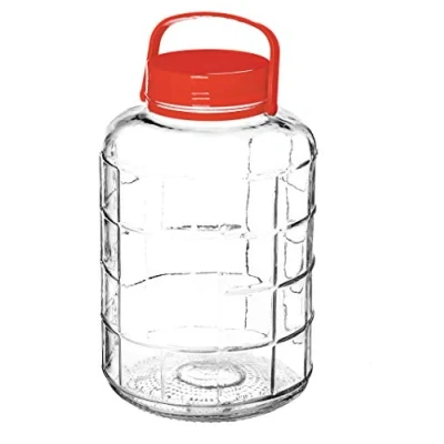 Imagen de KADAX tarro para pepinos con tapa, de conserva, botella hermética, frasco cristal universal, almacenamiento (16 L)