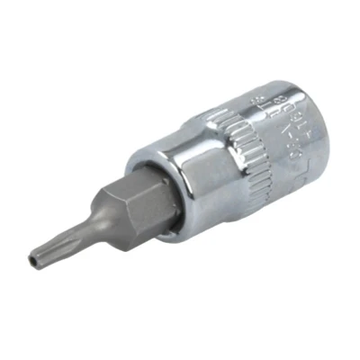 Imagen de PROFITOOL 0X41608 Cubos insertables 37mm T8H 6,3 (1/4&quot;)mm (pulgadas) Torx TR