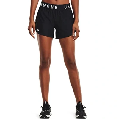 Imagen de Under Armour PLAY UP 5IN Pantalón corto de deporte, Mujer, Talla: Medium, Black/white