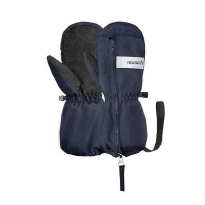 Imagen de Reusch Moritz Mitten Manoplas cálidas, Resistentes al Viento y Transpirables, Guantes de Invierno para bebés, niños niñas con práctico Cierre Cremallera