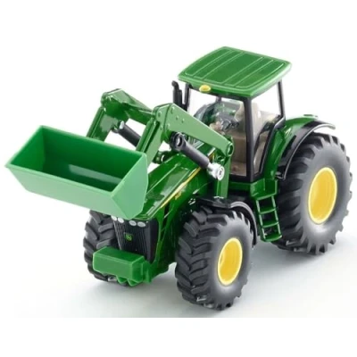 Imagen de siku 1982, John Deere con cargador frontal, 1:50, Metal/Plástico, Verde, Multifuncional