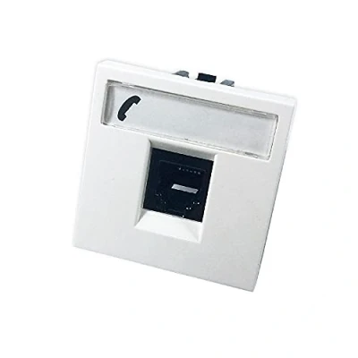 Imagen de Niessen n2217.6bl toma tlf.6 cont.rj12 zenit blanco Ref. 6522005151