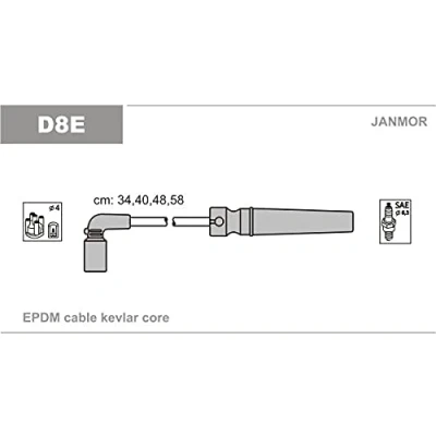 Imagen de JANMOR D8E Juego de Cables Encendido