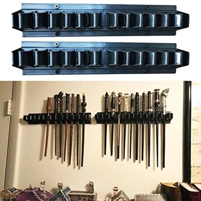 Imagen de 2 Unidades, Soporte de Almacenamiento para Harry Potter Wand Collection/Wand Display/Wand Stand/Wand Storage/Wand Rack Puede sostener hasta 20 varitas Dumbledore Hermoine