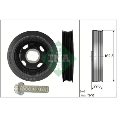 Imagen de INA 544 0179 20 Kit poleas, cigüeñal