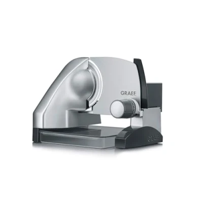 Imagen de GRAEF S50000 Cortafiambres (incluye caja de almacenamiento y accesorio MiniSlice), color plateado