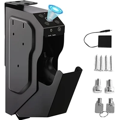 Imagen de Caja Fuerte para Armas, Gabinete Armas,Pistola de Seguridad Acero, Ideal objetos valor, dispositivos electrónicos, pequeños, arma corta