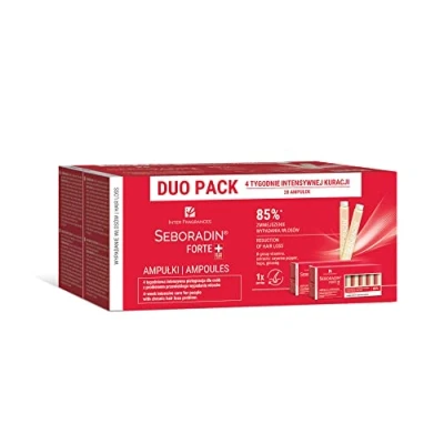 Imagen de Seboradin Forte Sérum DUO PACK Anticaída del Cabello, Suero Para el Crecimiento Tratamiento Debilitamiento y la Pérdida de Cabello Crónica, con Extractos Naturales, Vitaminas