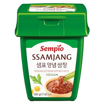 Imagen de Sempio Ssamjang (500g) Salsa para Verduras, BBQ Coreana y Más Vegana, No Transgénica