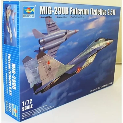 Imagen de Trumpeter Army 1/72 MIG 29 UB Fulcrum, Izdeliye 9.51, Color Blanco, S (WA San Development Macau TR01677)