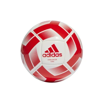 Imagen de adidas STARLANCER Mini Balón, Adultos Unisex, Blanco/Rojo (Blanco), Talla Única