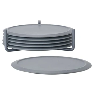 Imagen de Zone Denmark Coasters with Holder Cool Grey 6 pieces