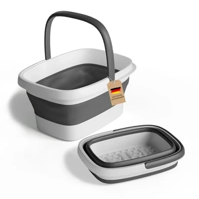 Imagen de VMbathrooms Fußoase Das Original Fußbad hochwertig &amp; stabil perfekte für entspannte Fußbadewanne mit Massage Noppen