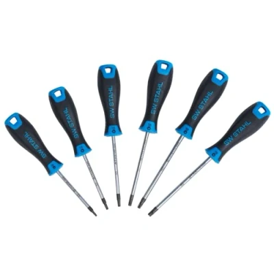 Imagen de SW Stahl 32812L Kit de atornilladores Torx T10, T15, T20, T25, T27, T30 magnético
