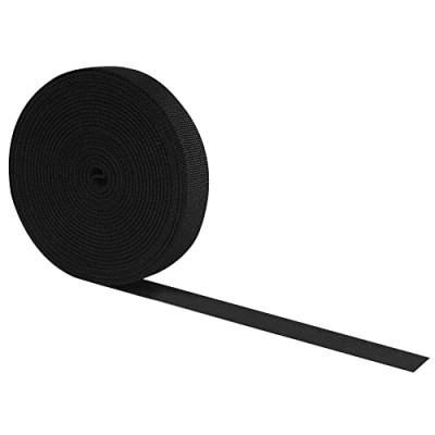 Imagen de RETON 10 yardas negro Nylon Heavy correa de correas (20mm, Yardas)
