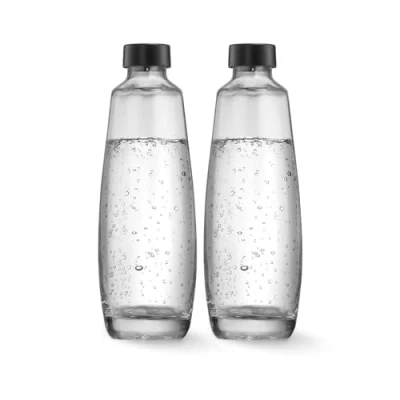 Imagen de Sodastream Duo pack de botellas vidrio 1l aptas para lavavajillas 1047205310