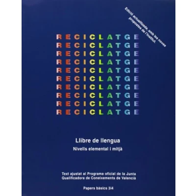 Imagen de RECICLATGE, LLIBRE DE LLENGUA (SIN COLECCION)