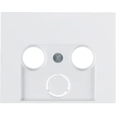 Imagen de Berker tapa p/toma tv fm sat blanco polar series k1/k5 Ref. 6514010120