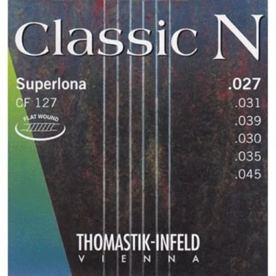 Imagen de Thomastik Cuerdas para Guitarra Clásica Classic N Series juego Superlona Light CF128 entorchado plano