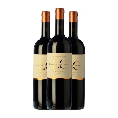 Imagen de López Cristóbal Ribera del Duero Crianza 75 cl Vino tinto (Caja de 3 Botellas cl)