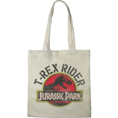 Imagen de Jurassic Park TOTE BAG T REX, REFERENCIA: BWJUPAMBB003, ECRU, 38 x 40 cm