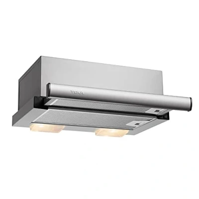 Imagen de Teka TL1 52 Campana Extensible, Motor de Doble Turbina, 50cm, 2 Velocidades, Iluminación LED, Mandos Mecánicos, Color Acero Inoxidable Anti Huella
