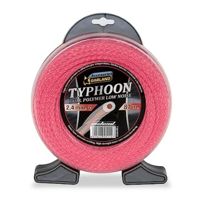Imagen de Hilo de recortadora Garland Typhoon 71024Y8724 87 m 2,4 mm doble capa
