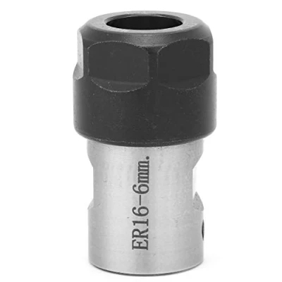 Imagen de ER16 Motor Eje Extensión Varilla Adaptador Collet Block Chuck Tool para CNC Fresadora(6mm)