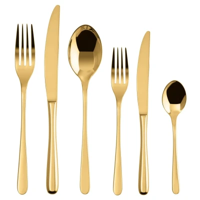 Imagen de Sambonet Cutlery set Taste Gold 36 pieces / 6 persons