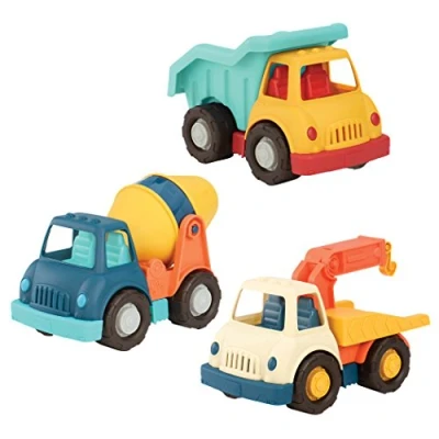 Imagen de Wonder Wheels by Battat VE1039C1Z Dump, Tow &amp; Cement Trucks Set